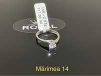 Bijuteria Royal CB : Inel dama aur alb 14k 2,57gr marimea 14