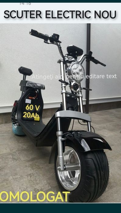 scuter electric nou full cu toate dotările si oglinzi