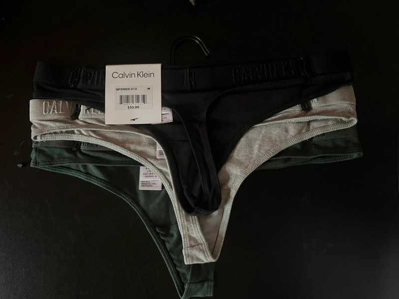 Chiloti de dama Calvin Klein, cu pretul pe ei , seturi 3 perechi