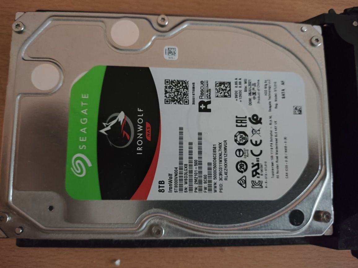 Hard disk 8TB Seagate Iron Wolf Nas