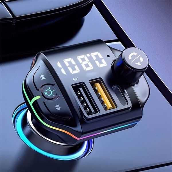 FM трансмитер Automat, MP3 плейър, 2 USB, 5V, 0.8A, Черен