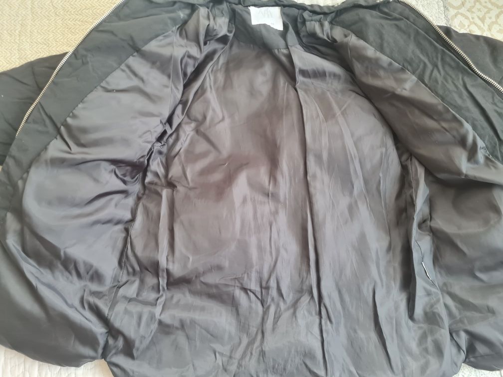 Зимно черно яке Zara