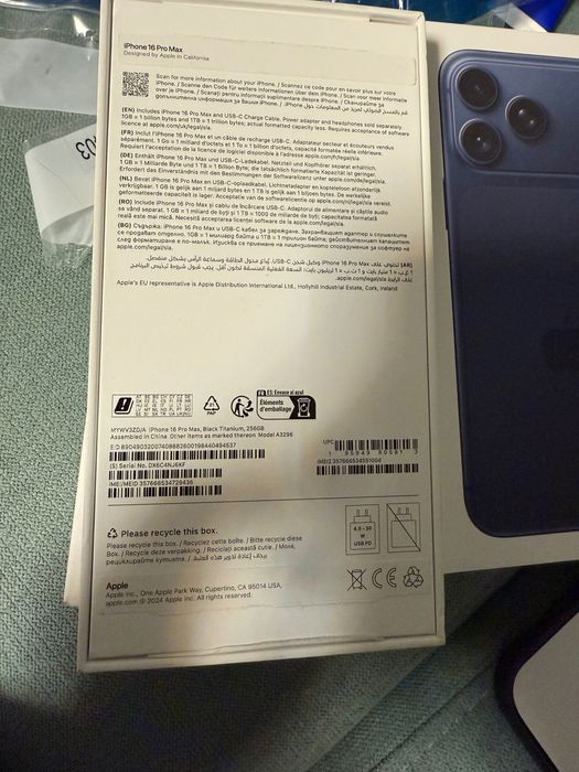 16 Pro Max Negru 256Gb