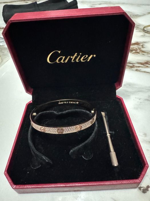 Pachet Bratara+Inel Cartier