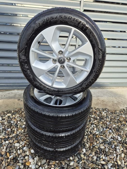 Vând jante aliaj 4×100 originale Renault Clio R 16