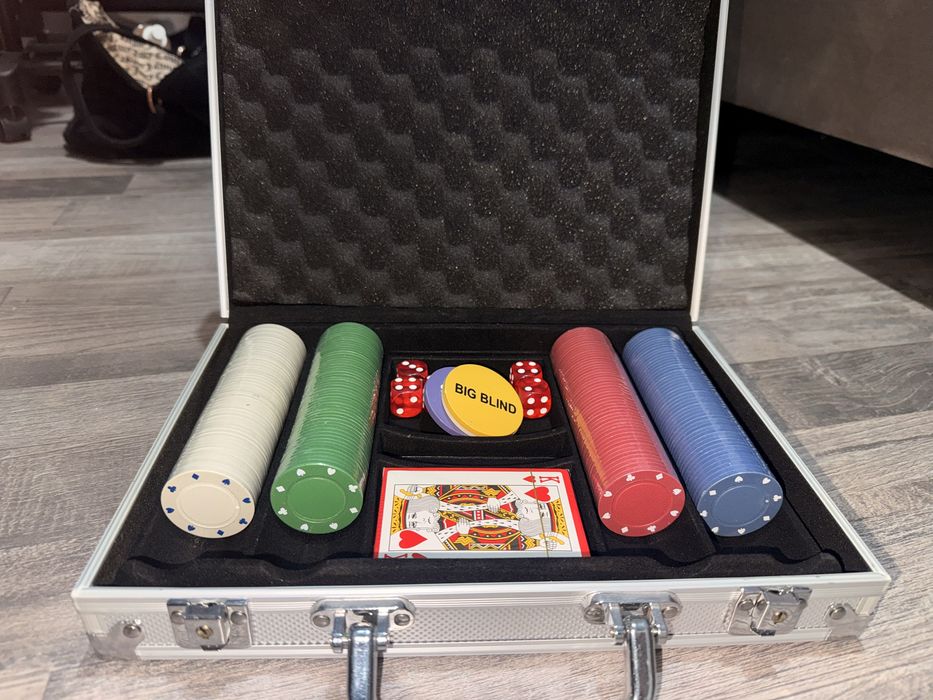 Set Poker + Valiza din Aluminiu Predare doar in Iasi