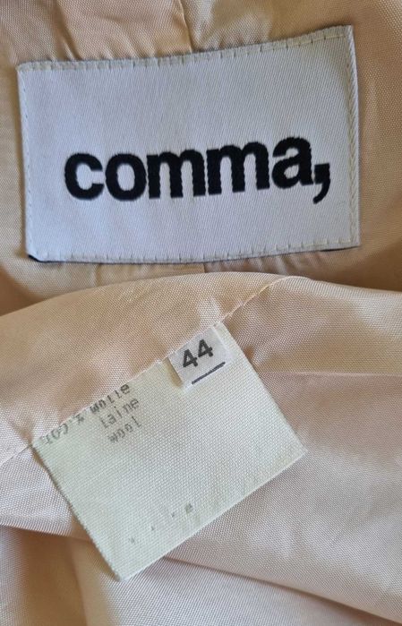 Blazer tip sacou lung Comma, marimea 44, 100% lana