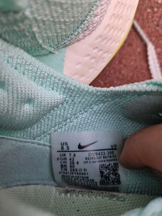 URGENT! vând adidaşi de alergat Nike Alphafly NEXT% 2 Mint Green