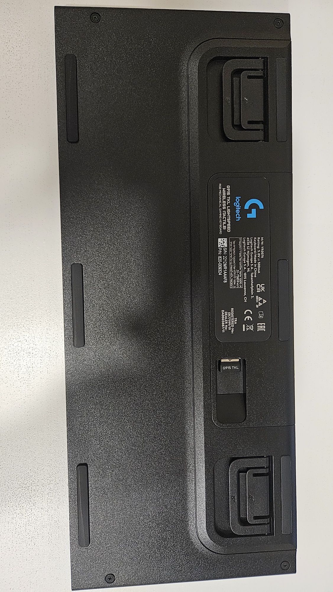 Клавиатура Logitech G915 TKL RGB Tactile switch(brown)