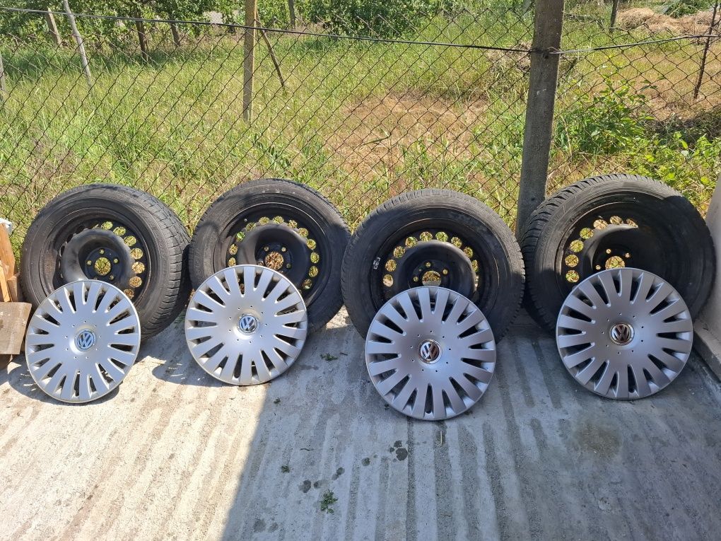 Roti cu capace VW pe 16 inch