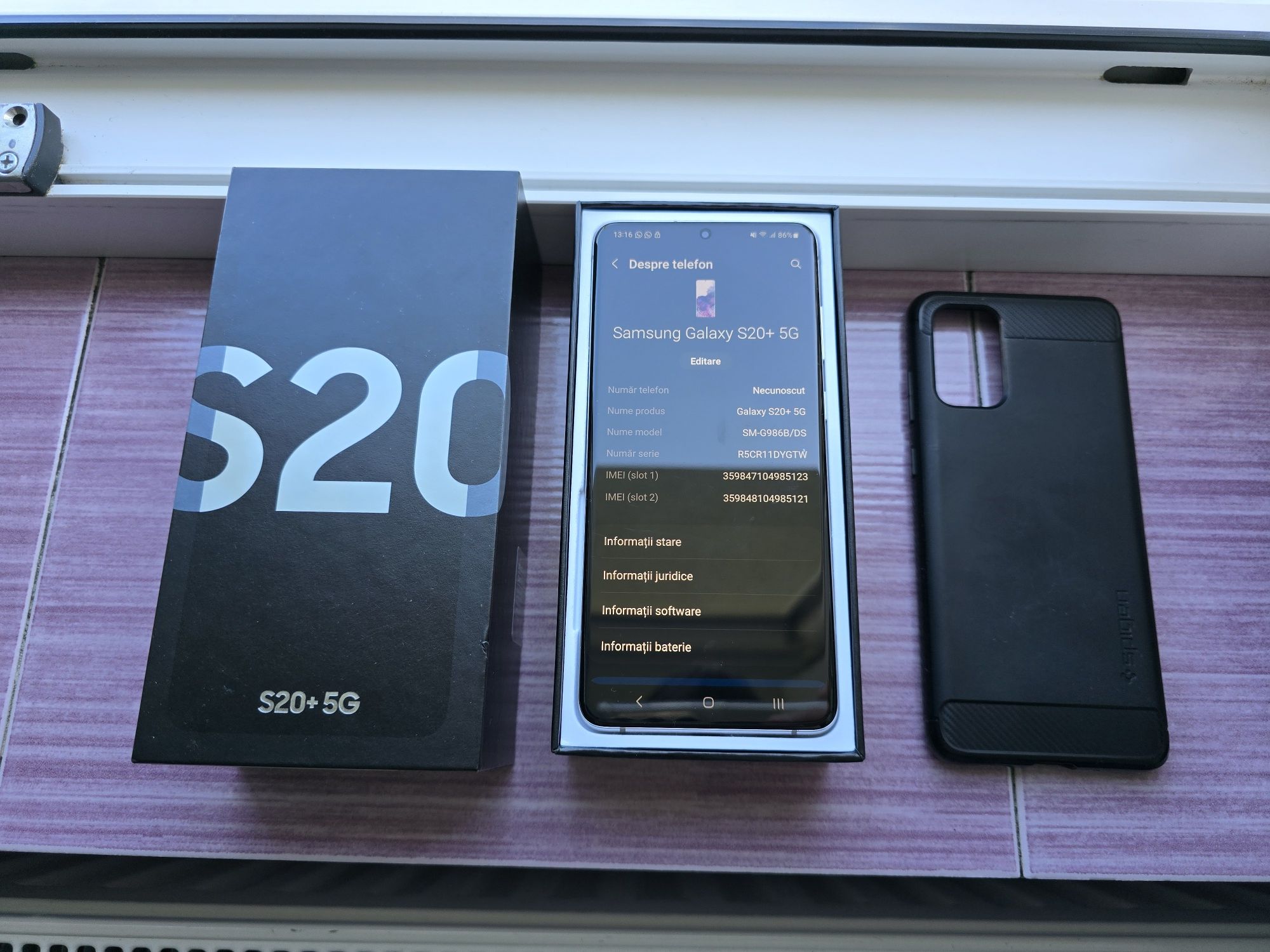 Samsung S20 Plus 5G, Cloud White, 12Gb Ram, 128Ch