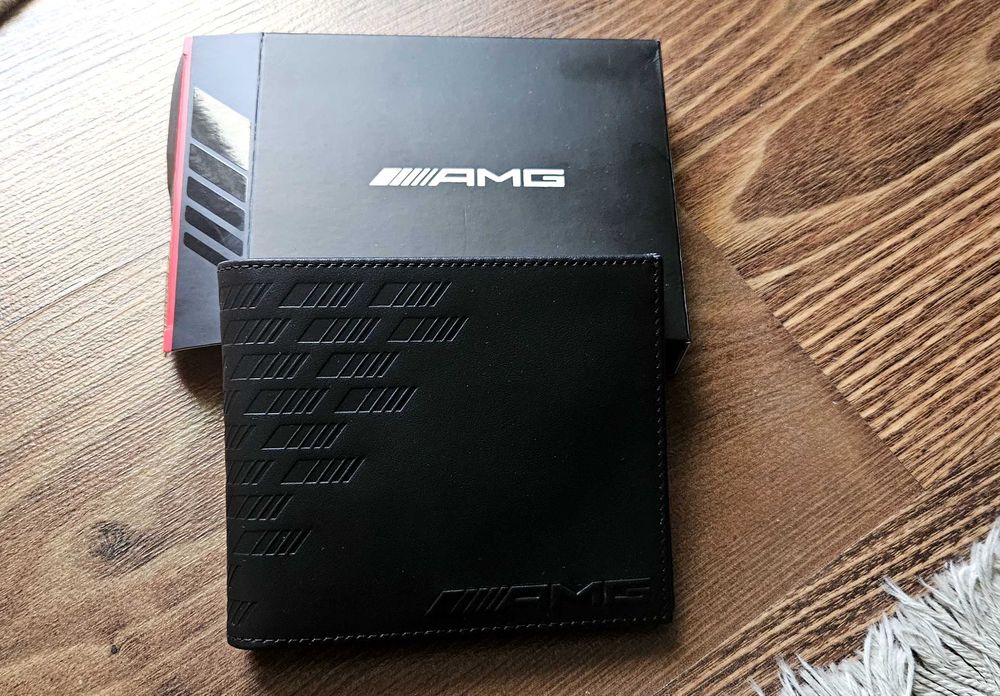 Portofel original piele Mercedes AMG