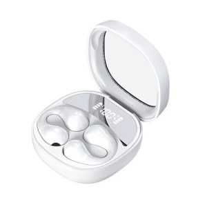 Căști Wireless JR01 – TWS Bluetooth + Microfon, Culoare Alb