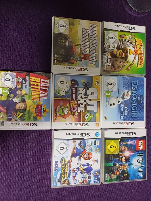 Nintendo 3DS diferite jocuri