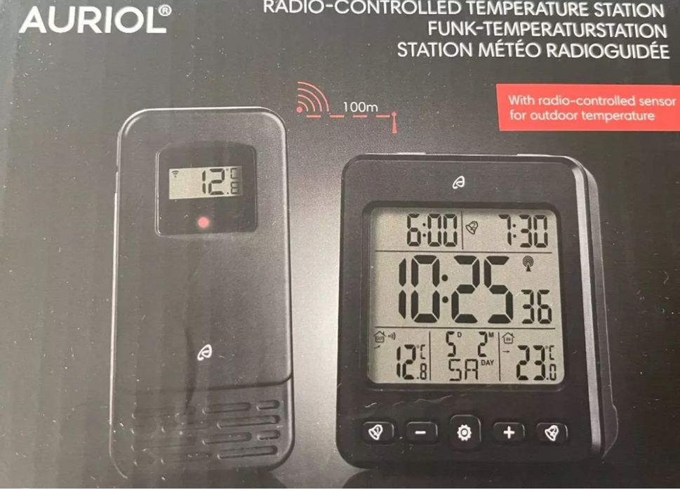 Statie Meteo Exterior Interior Ceas Alarma