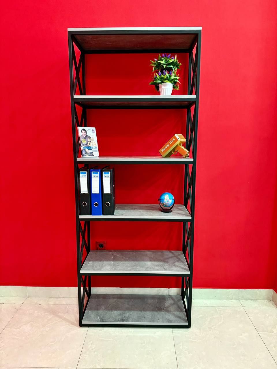Стеллаж шкаф  лофт jovon shkaf loft temr