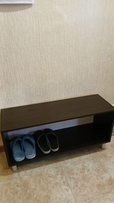 Шкаф за обувки цвят венге