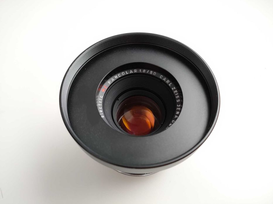 Set 5 obiective vintage Carl Zeiss Jena red MC montura Canon EF