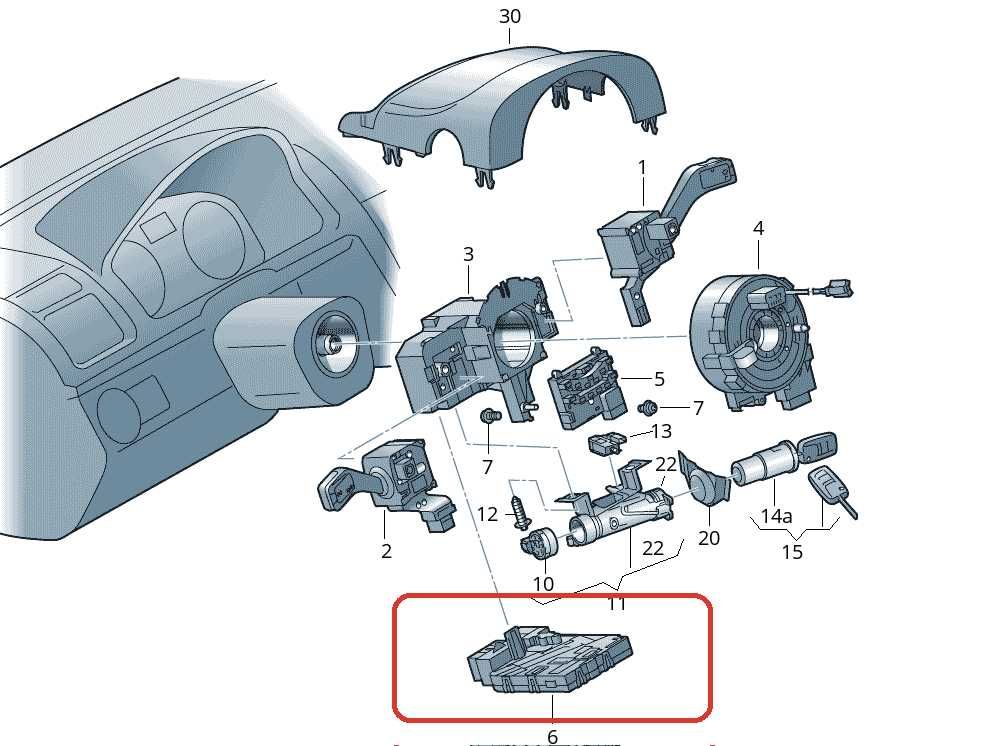 Calculator coloana HIGHLINE VW Golf 6 VI, Eos, Scirocco, 1K0953549CH