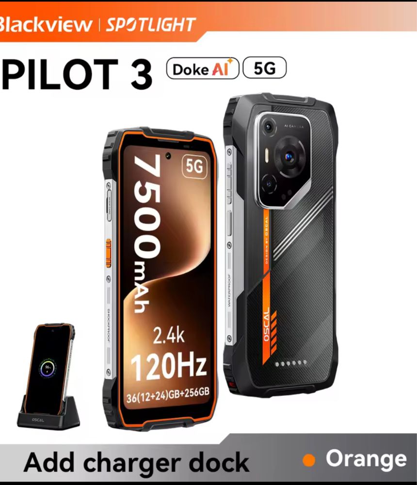 BLACKVIEW 5G OSCAL PILOT 3 ( 32 рам памет и 256 ром, ) модел 2025 Юни