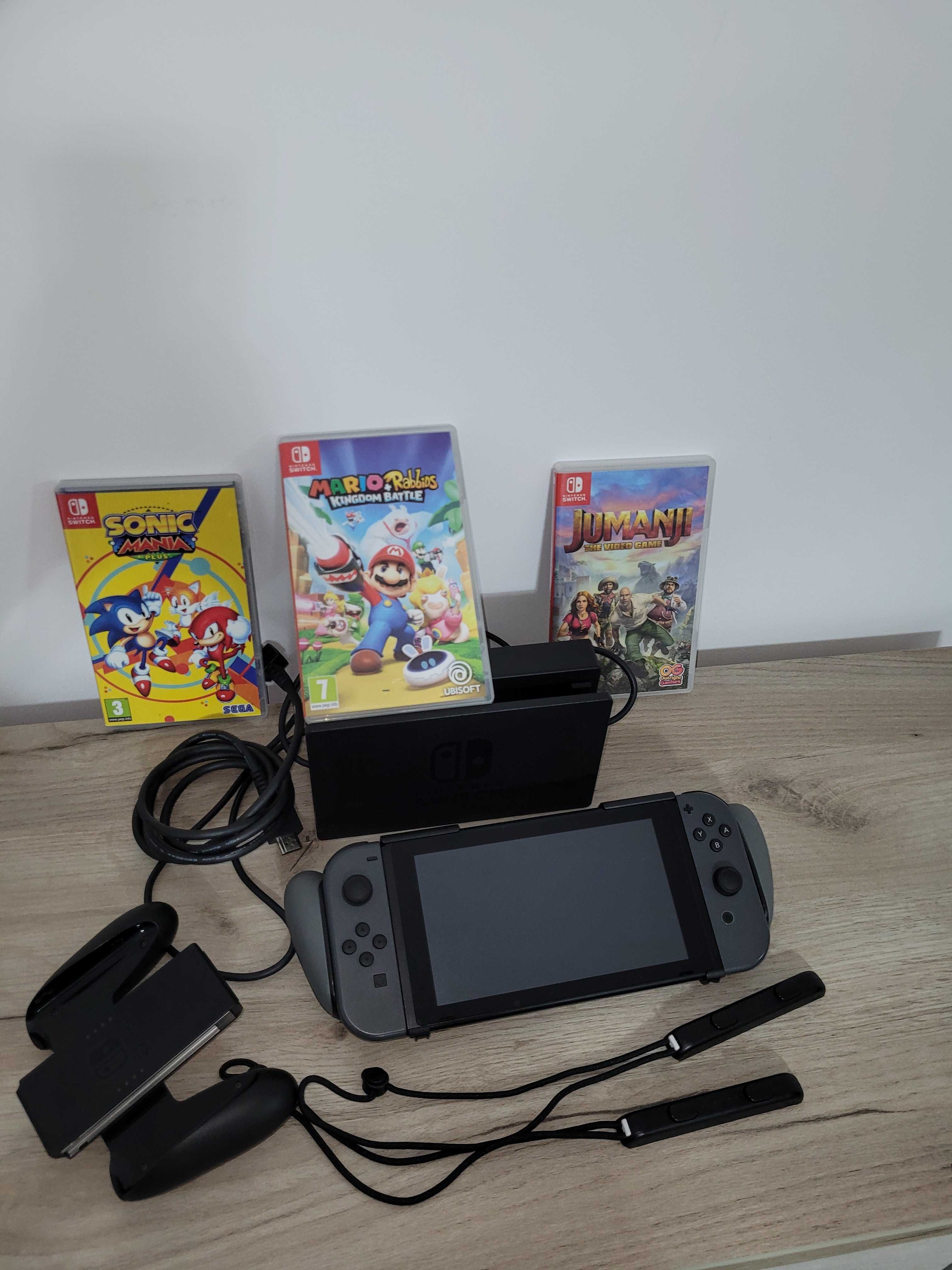 Nintendo Switch complet + 3 jocuri
