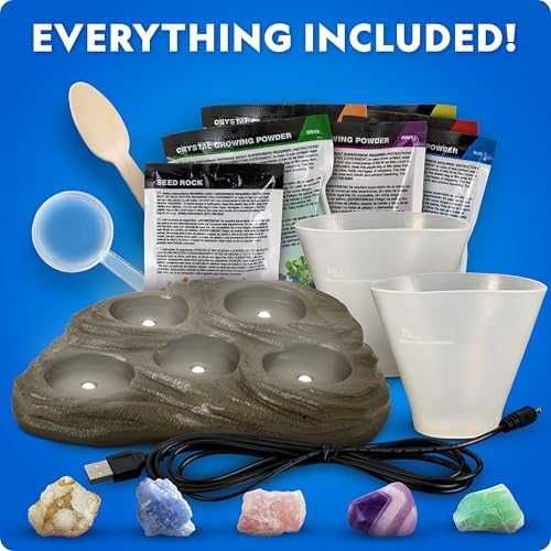 Нов Детски комплект за наука – бързо растящи кристали 6 цвята, играчка