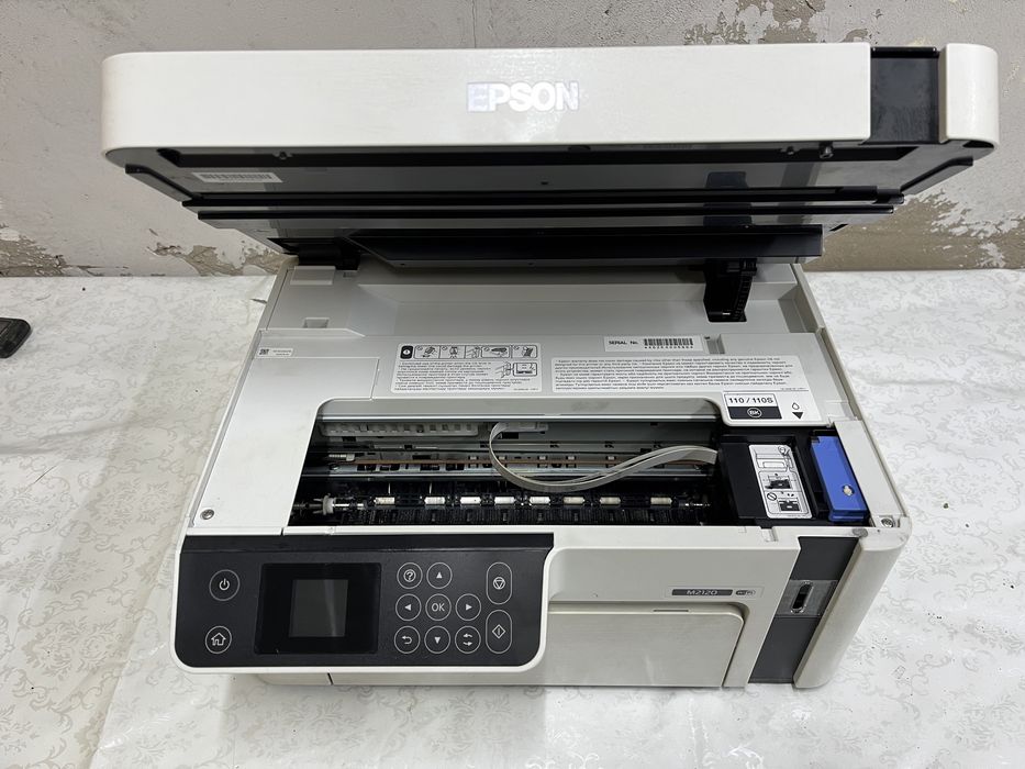 МФУ Epson M2120 C11C/18404 (3 в 1) СНПЧ, Ethernet, Wi-Fi Direct