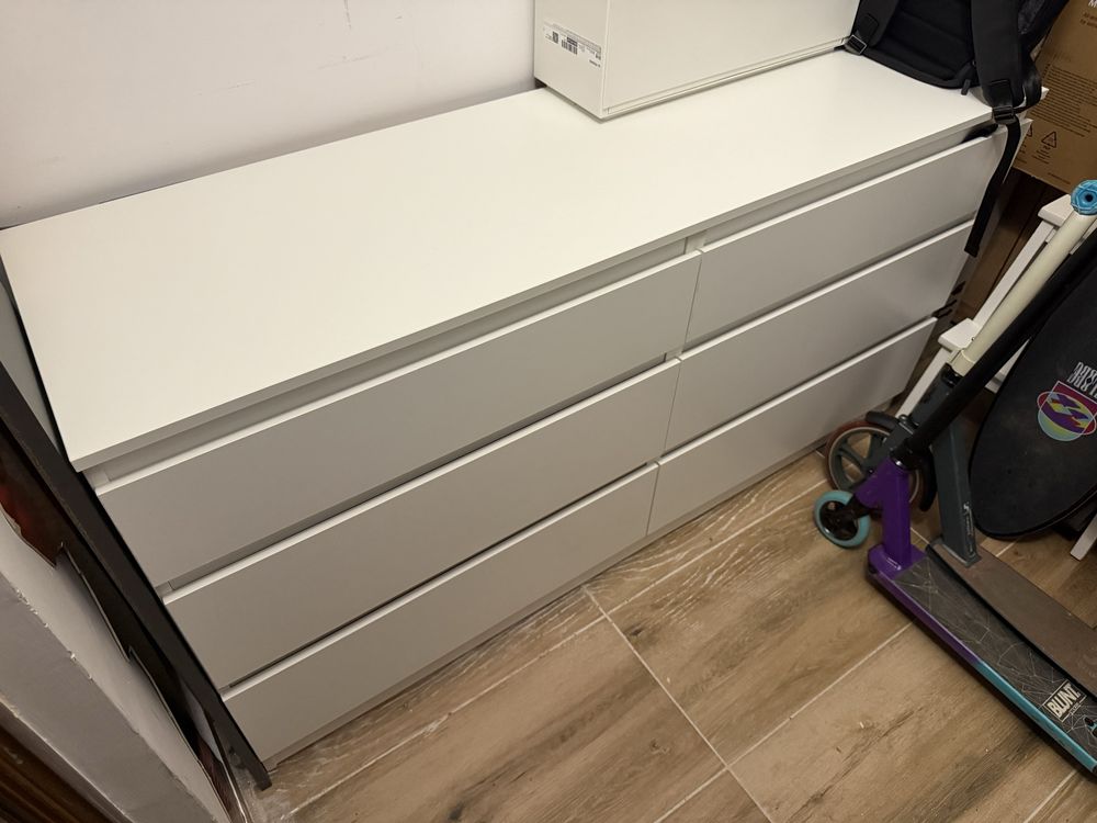 Скрин с 6 чекмеджета Kullen ikea