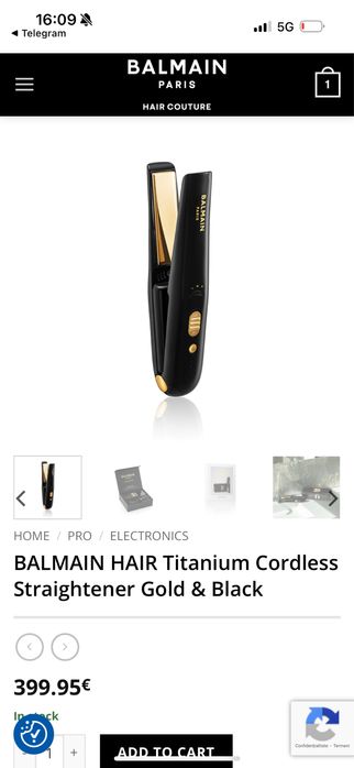 Vand placa de par de la Balmain (este noua )