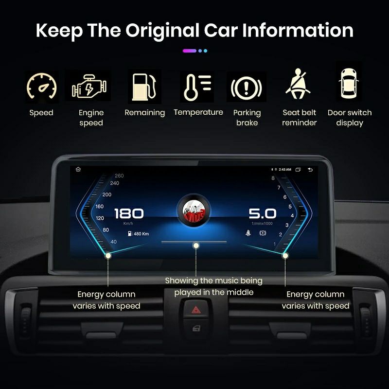 Navigatie Android dedicata BMW Serie 1,2,3,4 F20,F21, F30,F31, F32,F33