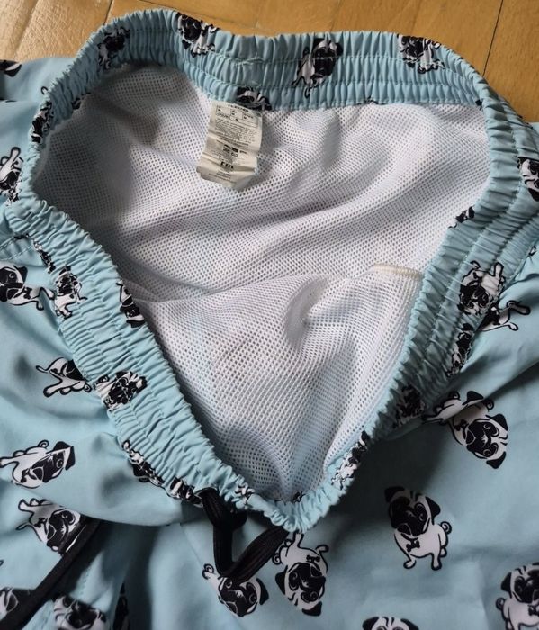 Șort de baie / înot, bărbați Tezenis Pug - Imprimeu Albastru - M