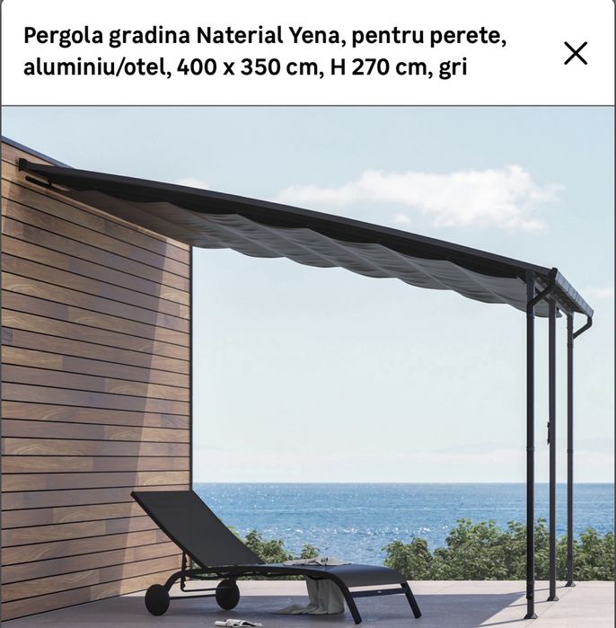 Terasa structura metalica