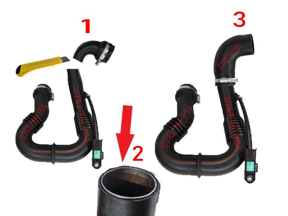 8201068612 Furtun Intercooler Renault Trafic 2 2.0 dci 8200470985