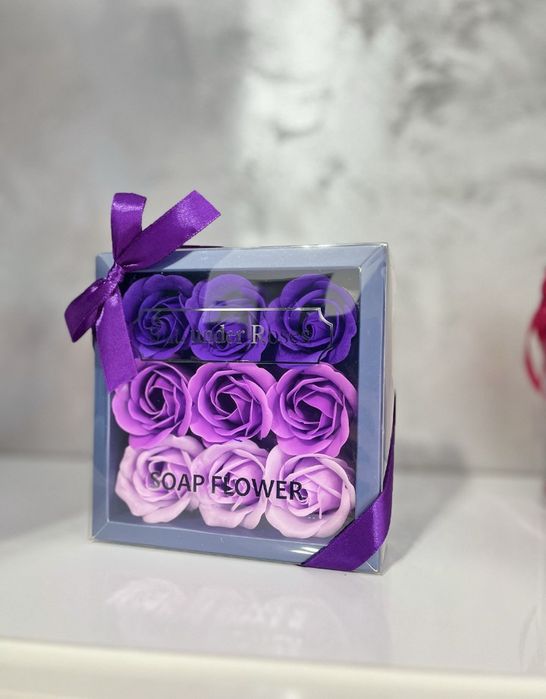 Buchete trandafiri din Săpun si satin