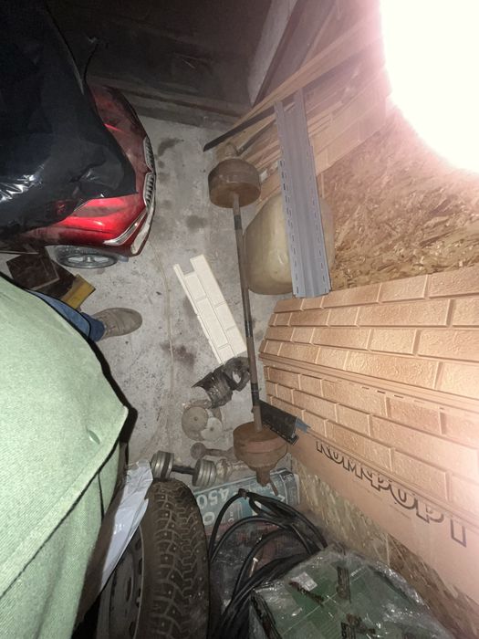 Штанга с гантелями