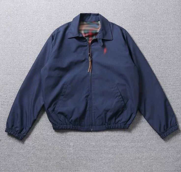 ветровка polo темно синяя