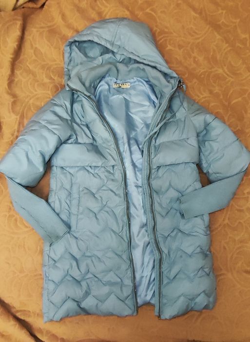 Детская куртка голубая на девочку