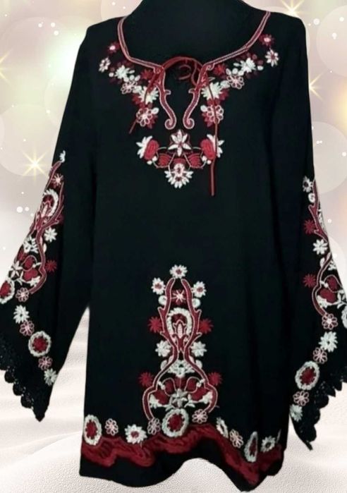 Bluză nouă, brodată