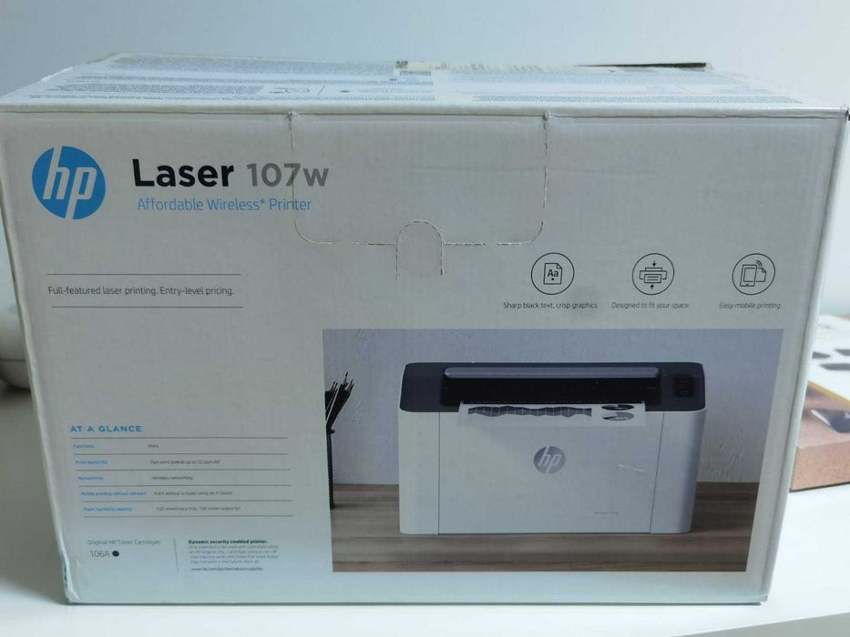 Vand HP Laser 107w imprimantă laser monocromă cu ambalaj original