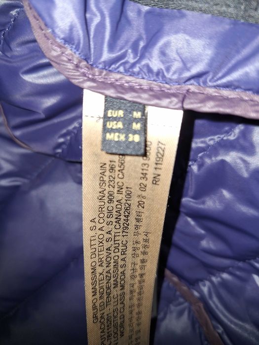 Geaca Massimo Dutti cu puf ,noua .