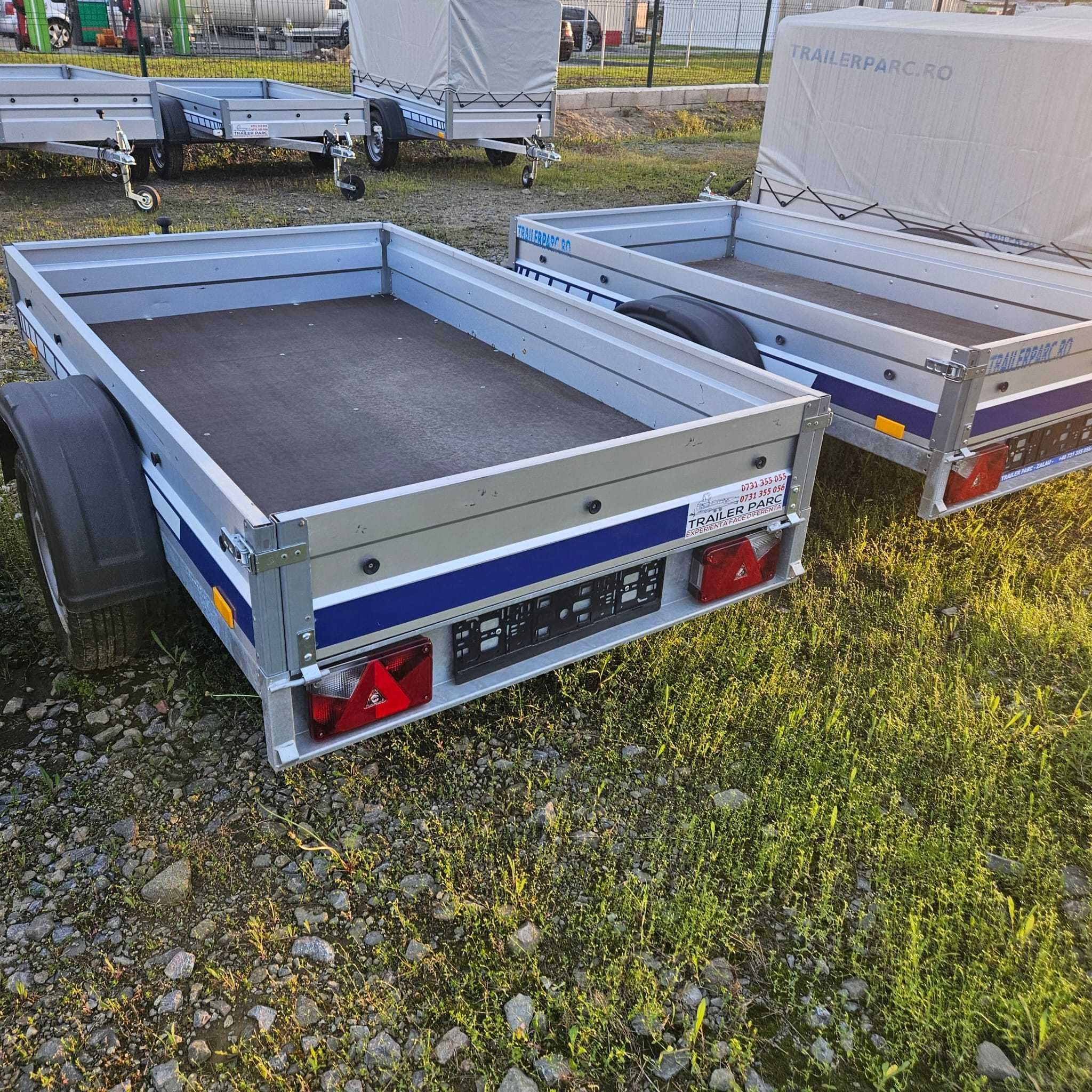 Remorca Niewiadow 2.05x1.10m, 2.05x1.5m, 2.43x1.10m