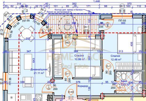 Продава се Тристаен апартамент в Варна, Център - 85 кв.м за 2271 €/кв.м - Снимка #3