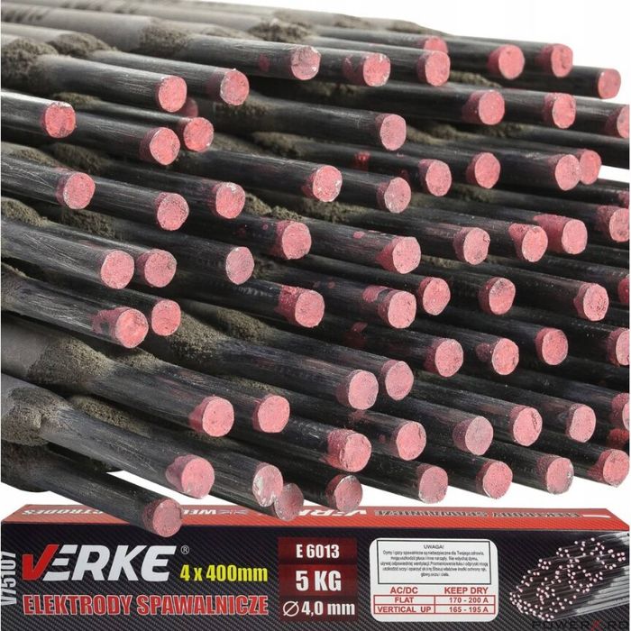 Pachet electrozi sudura rutilici, 5 Kg, 4 mm x 400 mm, Verke
