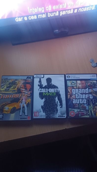 Vând  Call Of Duty MW3(2011),GTA 4 şi Flatout 2