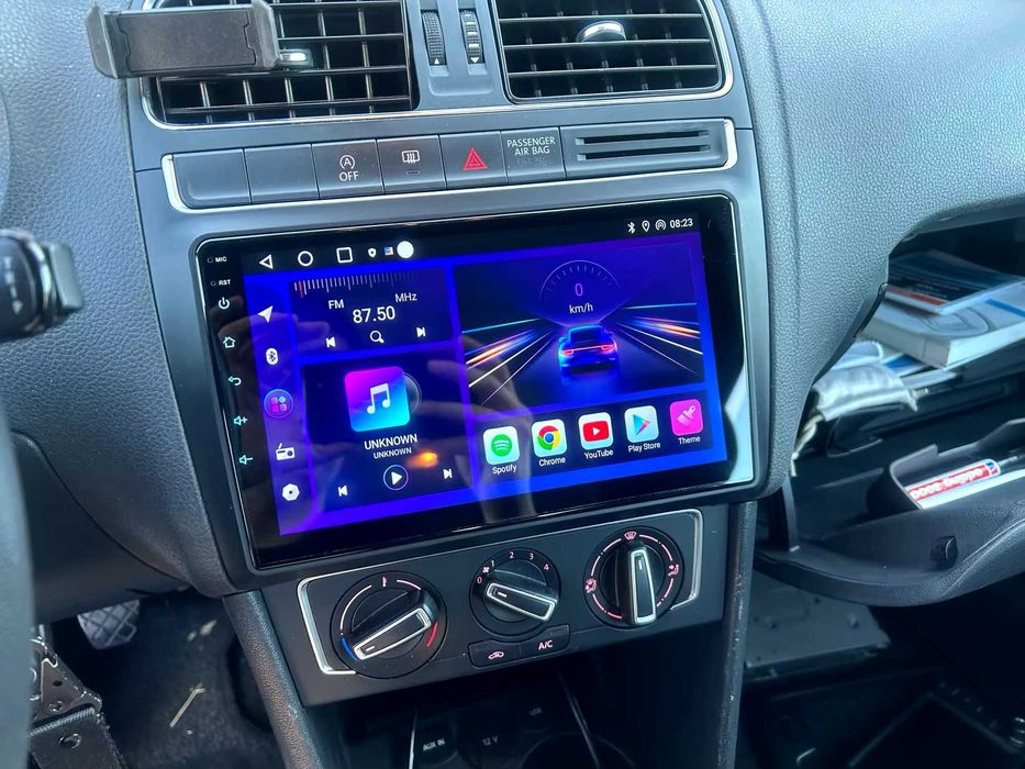 Navigatie android dedicata VW Polo 5N CarPlay AndroidAuto DSP SIM