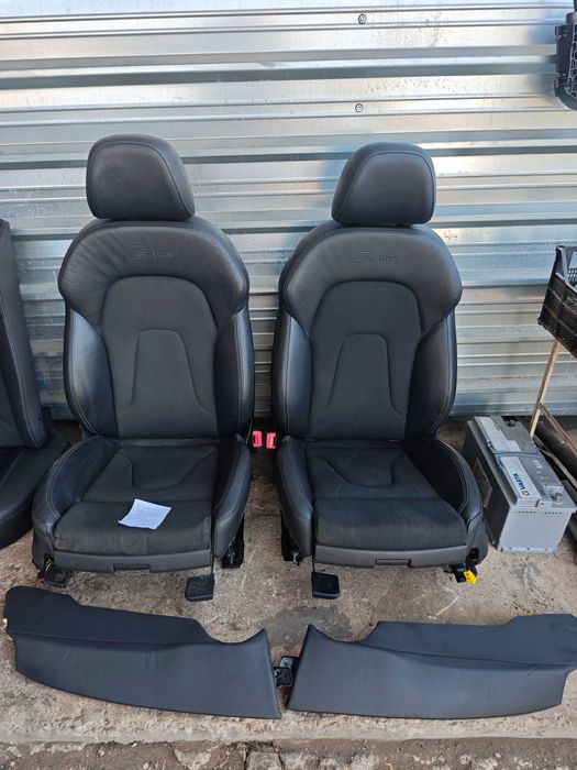ТОП! S-Line кожен салон Audi A4 A5 8K 8T кожа и плат н696