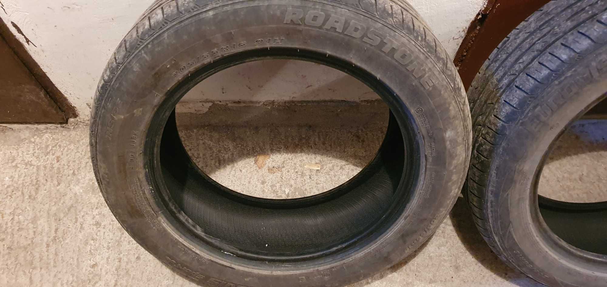 4 броя гуми 16 ROADSTONE  EUROVIS 205 55 16
