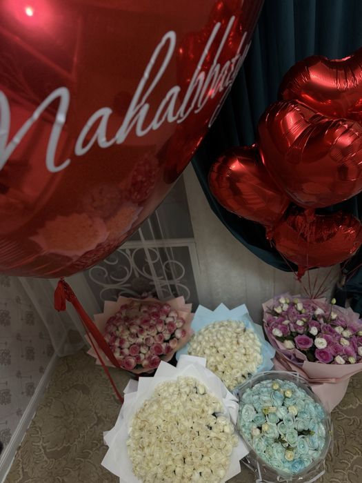 Букет цветов  по 10тыс