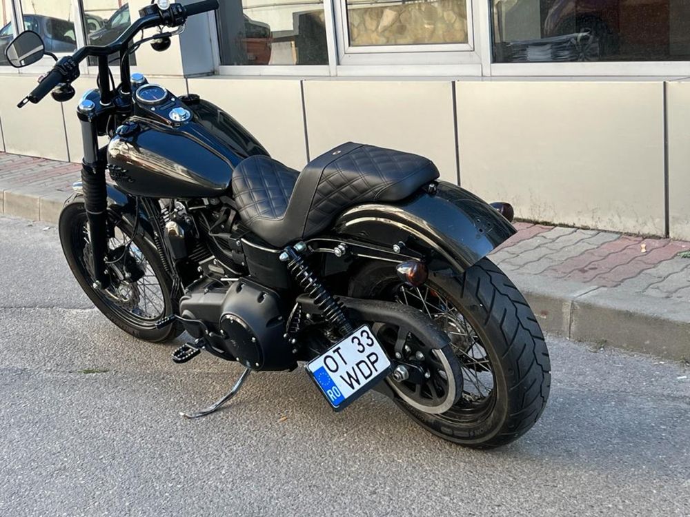 Harley Dyna Street Bob 2017 5000km schimb cu auto