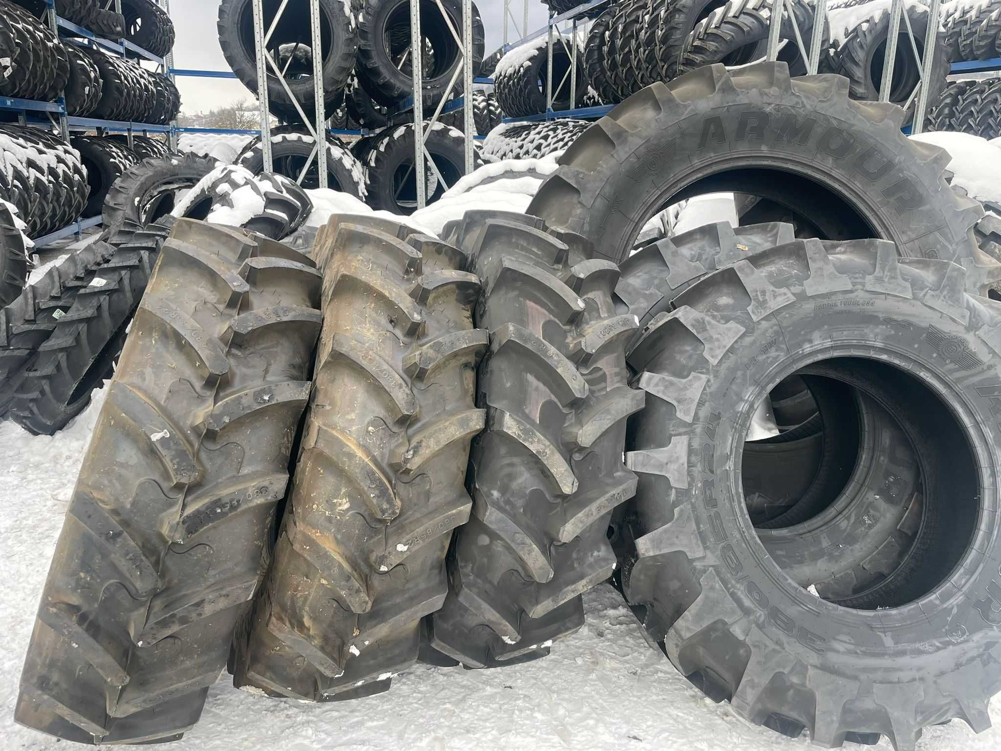 Cauciucuri noi 380/85r24 protectie janta 14.9r24